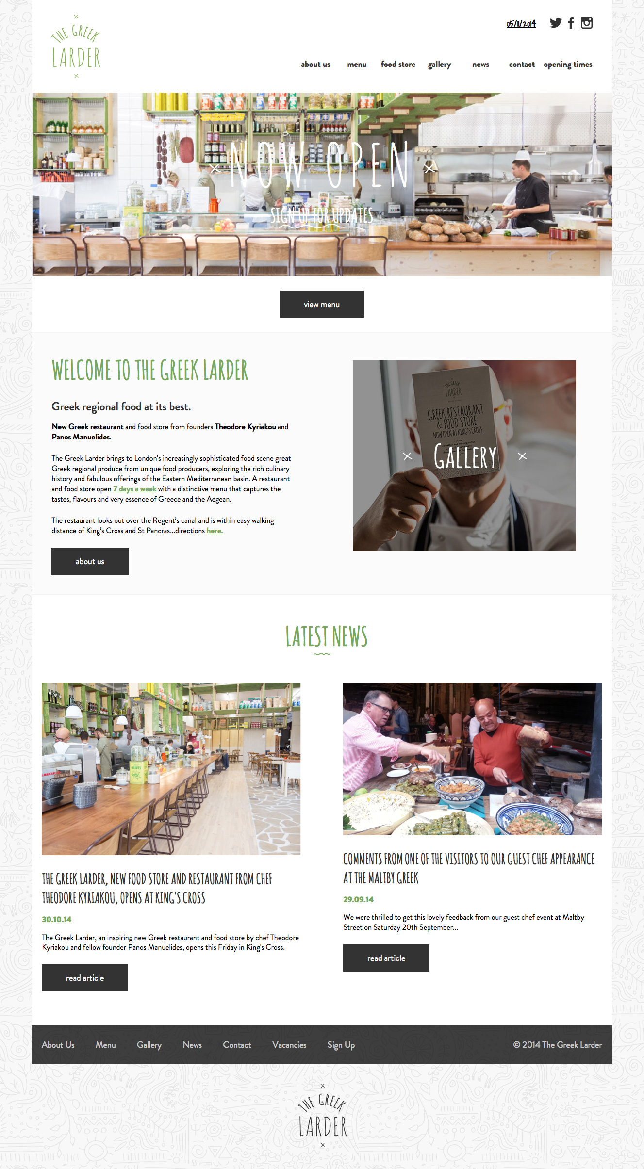 The Greek Larder - Home